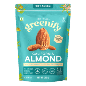 Greenify Calfornia Jumbo Almonds 250g