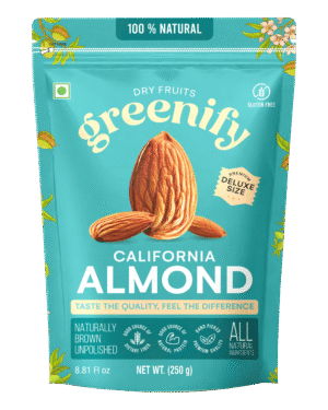Greenify Calfornia Jumbo Almonds 250g