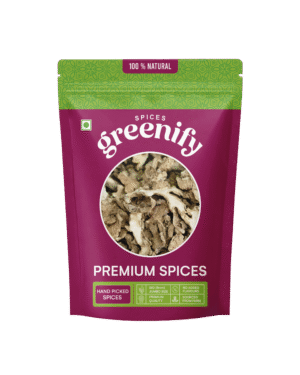 Greenify zip-lock pouch of whole dry ginger pieces